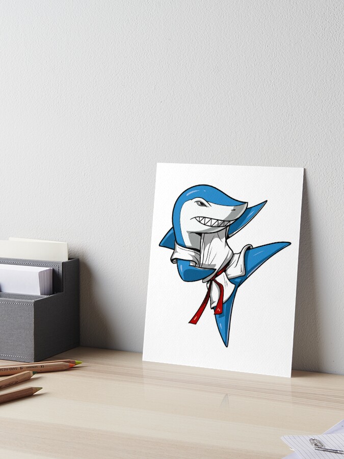 Ninja Shark Art Print