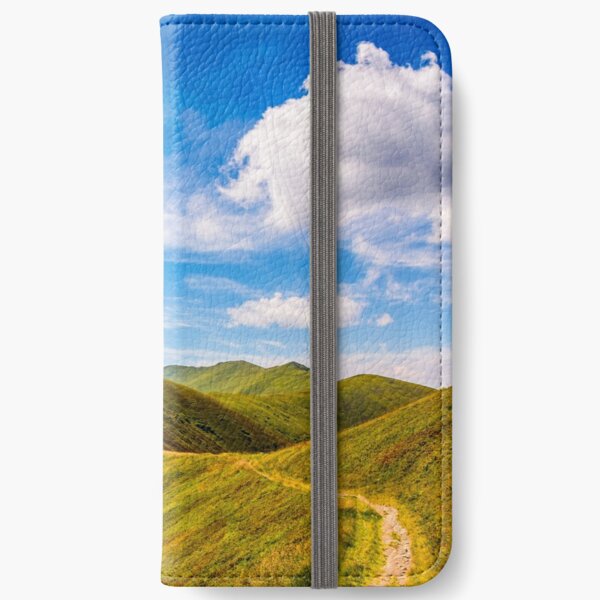 path through the mountain ridge iPhone Wallet