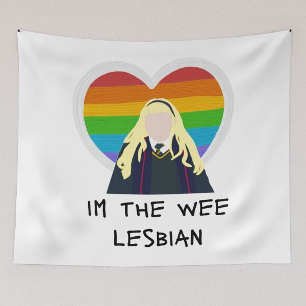 Item preview, Derry Girls Pride Im The Wee Lesbian Fitted  designed and sold by CarolynessCano.