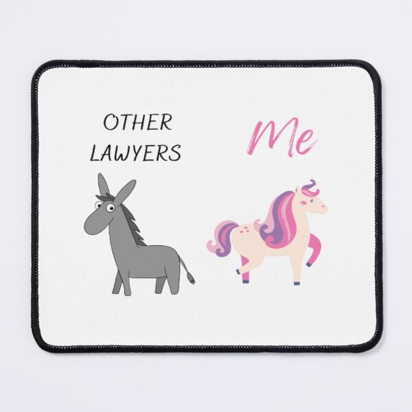 Item preview, Me And Other Lawyers, Lawyer And Unicorn designed and sold by Nero9o.