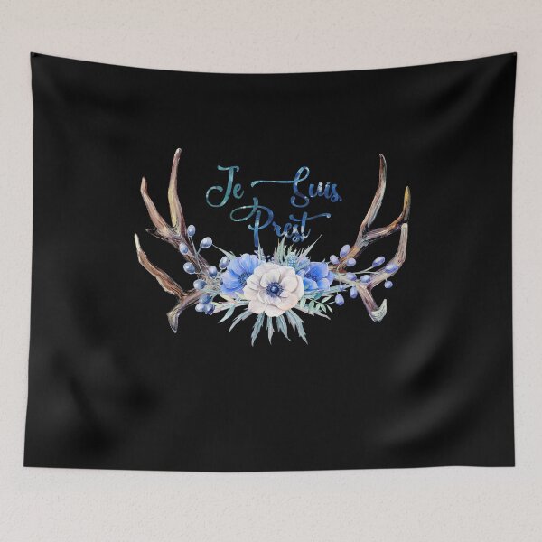Item preview, Mens My Favorite Deer Horns Je Suis Prest Gifts Music Fans designed and sold by Markroseana.