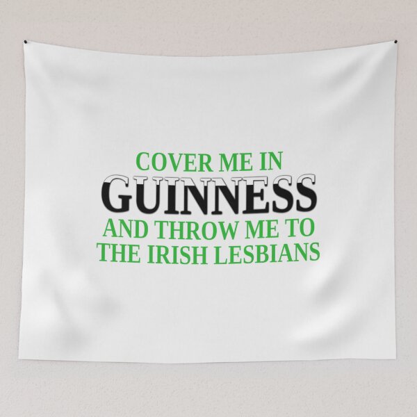 Item preview, Funny Irish beer and lesbians   designed and sold by CarolynessCano.