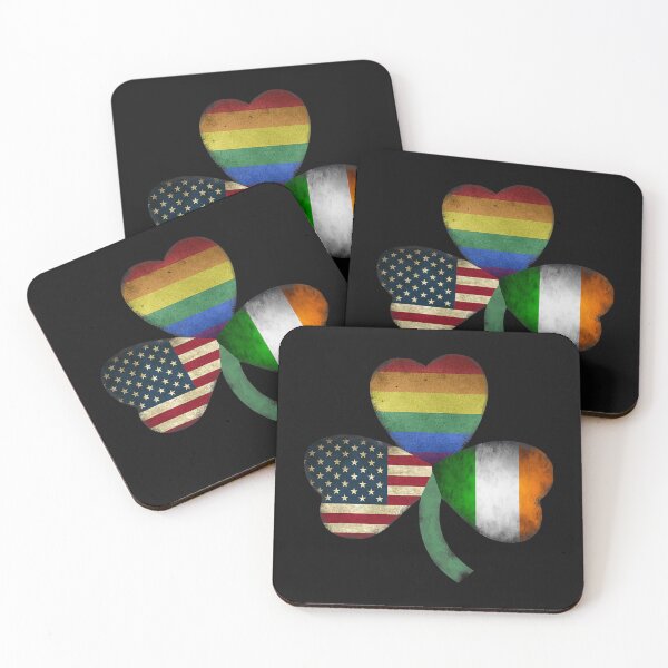 Item preview, Gay Pride Shamrock Rainbow Usa Irish Flag Lgbt   designed and sold by CarolynessCano.