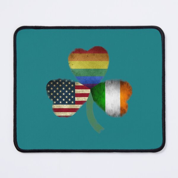 Item preview, Gay Pride Shamrock Rainbow Usa Irish Flag Lgbt   designed and sold by CarolynessCano.