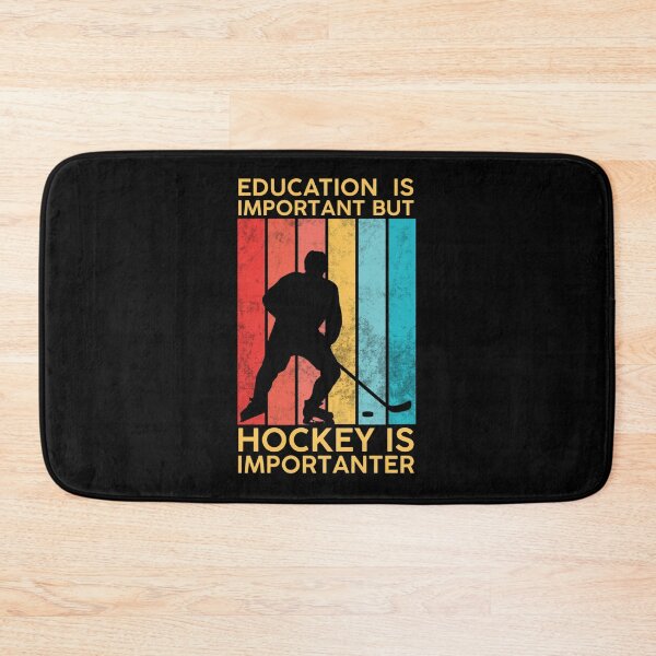 Item preview, La educación es importante pero el hockey es más importante blanco Camiseta clásica designed and sold by ayeshadanaqws.