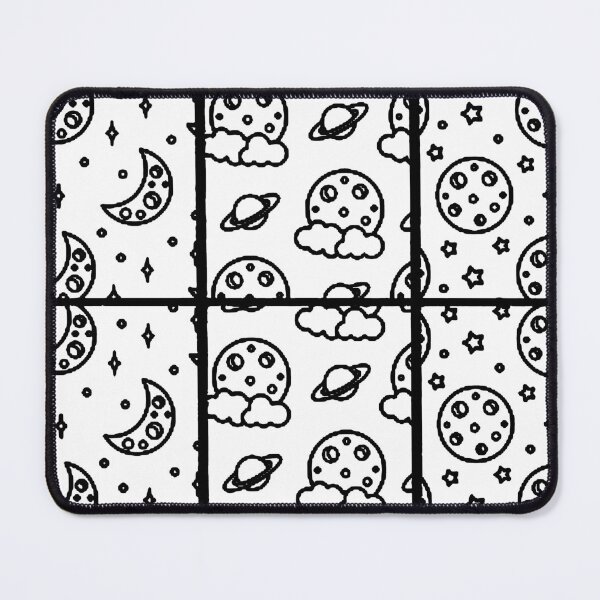 Item preview, Cute moon, clouds and stars seamless pattern designed and sold by BEAUTY ⭐⭐⭐⭐⭐.
