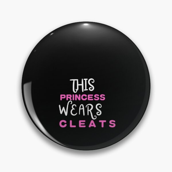 Item preview, This Princess Wears Cleats Sticker designed and sold by amberk1cira.