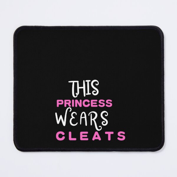 Item preview, This Princess Wears Cleats Sticker designed and sold by amberk1cira.