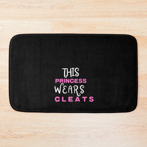 Item preview, This Princess Wears Cleats Sticker designed and sold by amberk1cira.