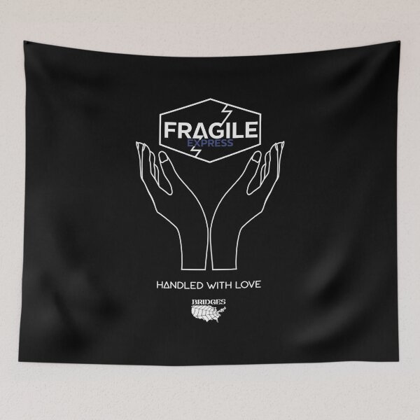 Item preview, Hardship Cataclysm Destroys Living Things Fragile Express Logo - Endgame Version.Retro Wave designed and sold by Janiah216.