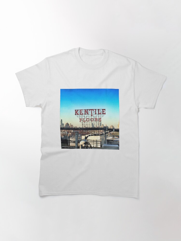 Alternate view of Kentile Floors - Downtown Brooklyn Skyline Photography by OneDayOneImage - Brooklyn Lovers Classic T-Shirt