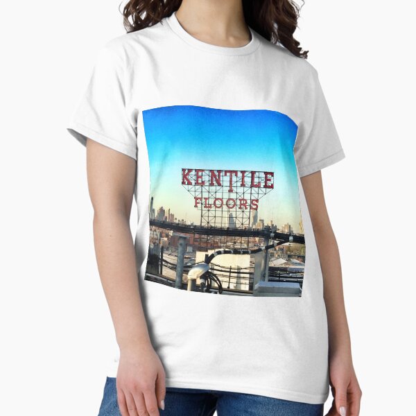 Kentile Floors - Downtown Brooklyn Skyline Photography by OneDayOneImage - Brooklyn Lovers Classic T-Shirt