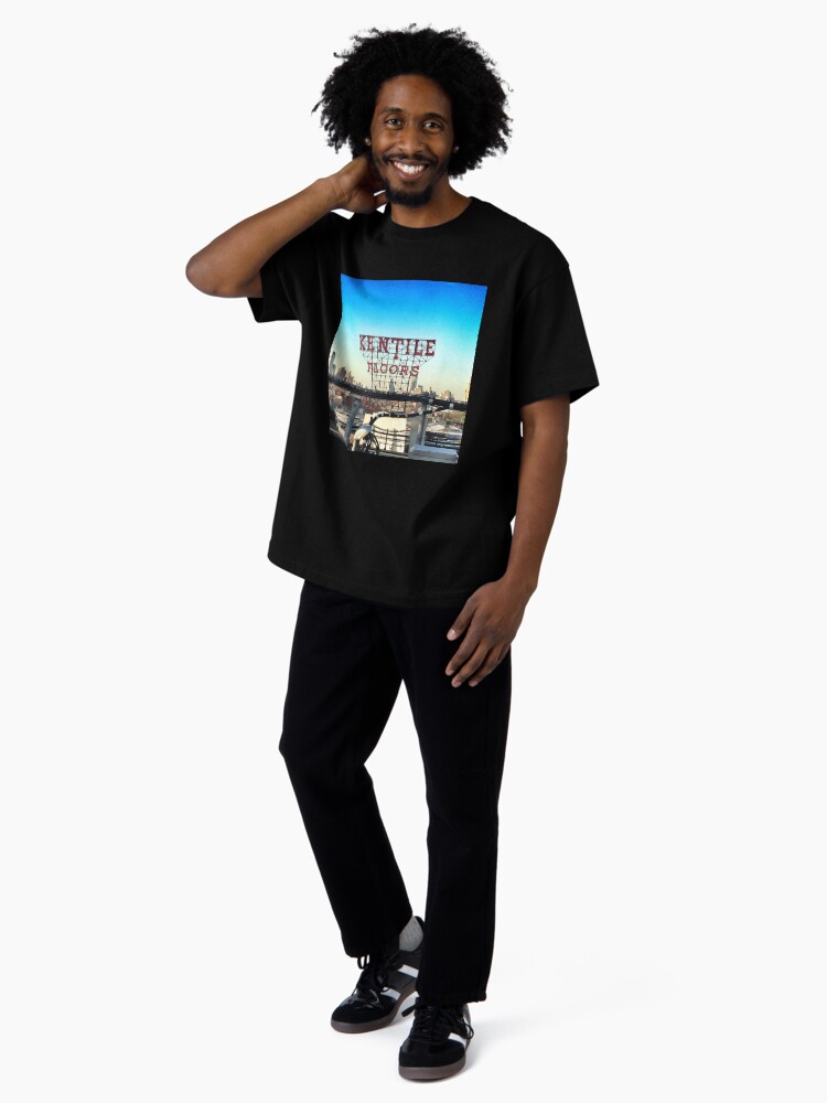 Thumbnail 4 of 7, Oversized T-Shirt, Kentile Floors - Downtown Brooklyn Skyline Photography by OneDayOneImage - Brooklyn Lovers designed and sold by OneDayArt.