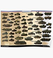 Centennial of French Tanks 1917-2017 Poster