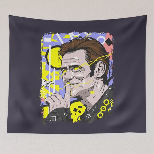 Item preview, More Then Awesome Jim Carrey Vaporwave Style designed and sold by IsabellRausch.