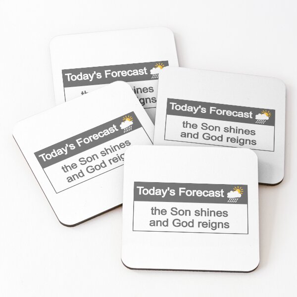 Item preview, Christian Design - Todays Forecast designed and sold by simplydesignart.