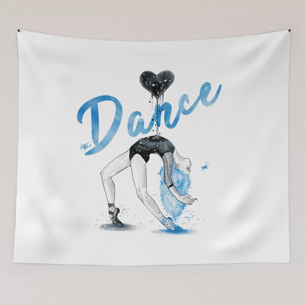 Item preview, dance and love designed and sold by Montse Martin Art.