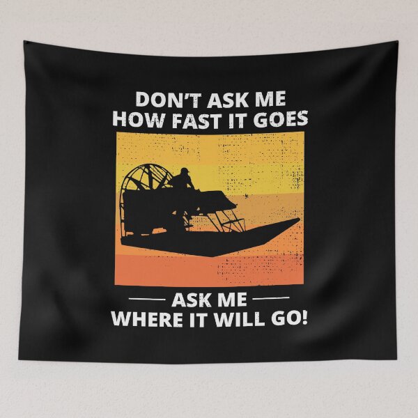 Item preview, Airboat Fanboat Airboating Planeboat Swamp boat designed and sold by CuteDesigns1.