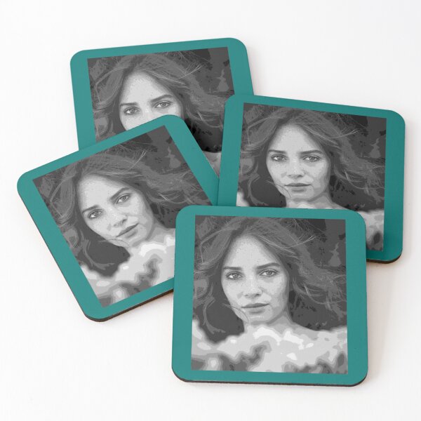Item preview, Maya Hawke Black _amp_ White Pop Art Portrait Painting   designed and sold by hoyceThekla.