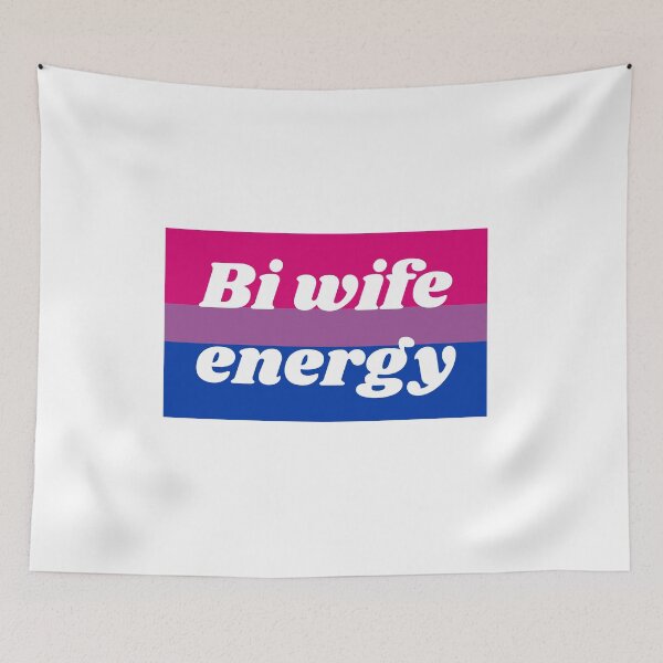 Item preview, Bi Wife Energy - Bisexual Flag designed and sold by Inspirationmotivation.
