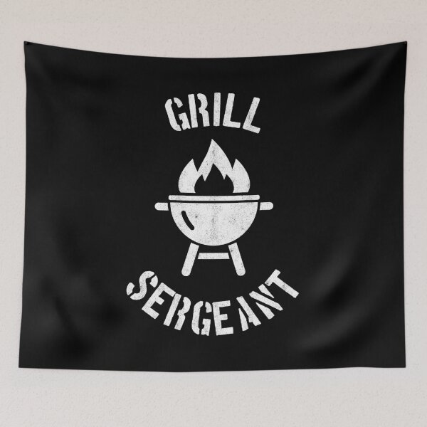 Item preview, Grill Sergeant | barbecue grilling | fathers day designed and sold by Gregg Brinkerhoff.
