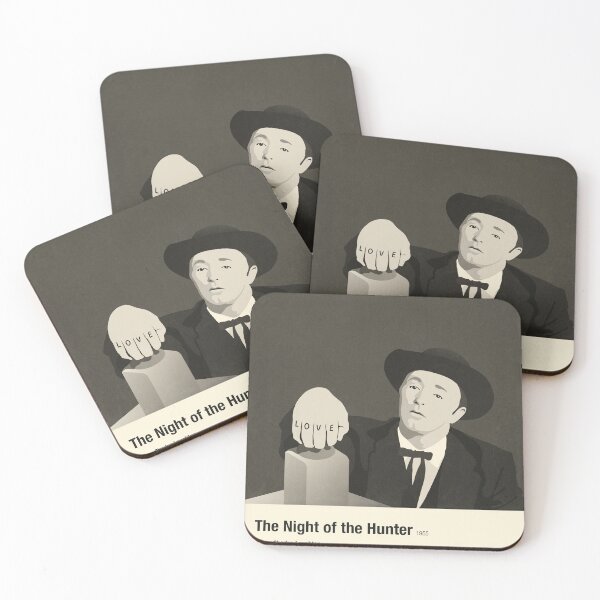 Item preview, Film Noir - The Night of the Hunter 1955 designed and sold by Film Noir Posters.