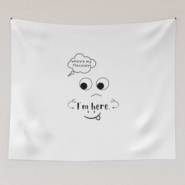 Item preview, Funny Offensive Humor -  Where is my chocolate? - i am here in tummy.. designed and sold by Restless Mortal.