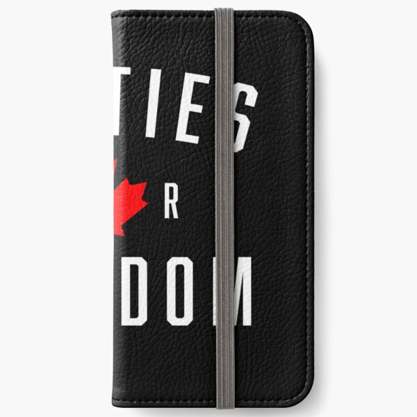 Posties FOR Freedom - White lettering iPhone Wallet