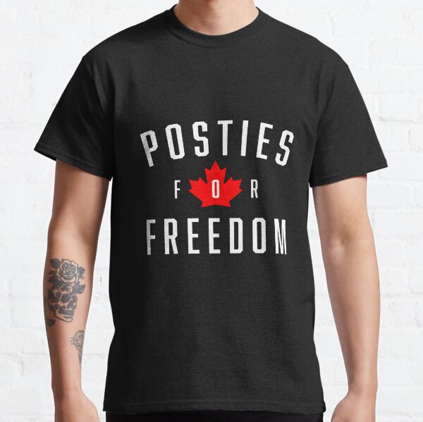Posties FOR Freedom - White lettering Classic T-Shirt