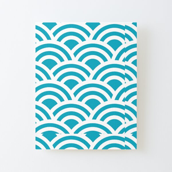 White and Blueciel Pattern - Best for home decor . Canvas Mounted Print