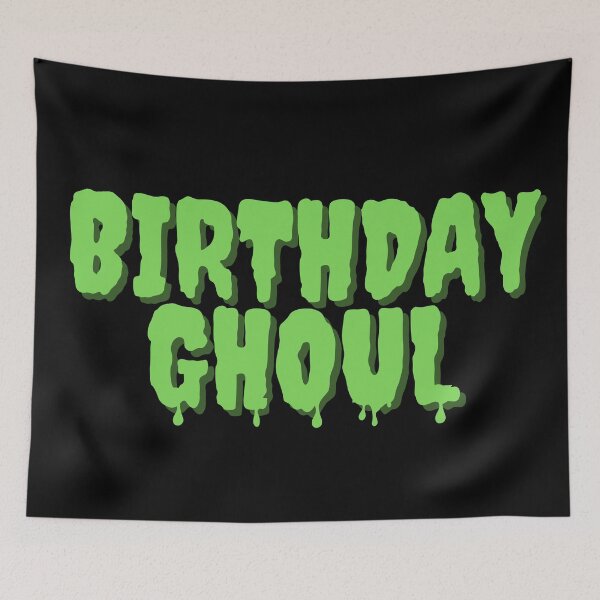 Item preview, Birthday ghoul green designed and sold by DemonicGloom.