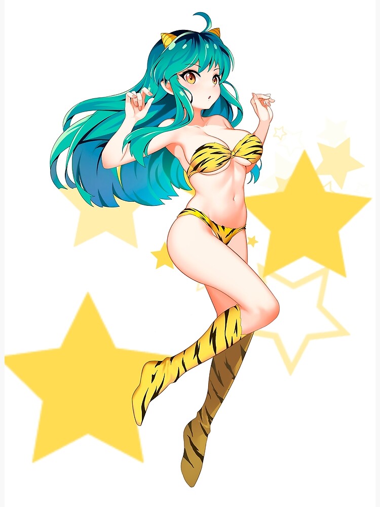 "Hot Lum Bikini Waifu Süßes Kawaii (Urusei Yatsura UY Anime Girl| Cutie)" Metallbild von Anime