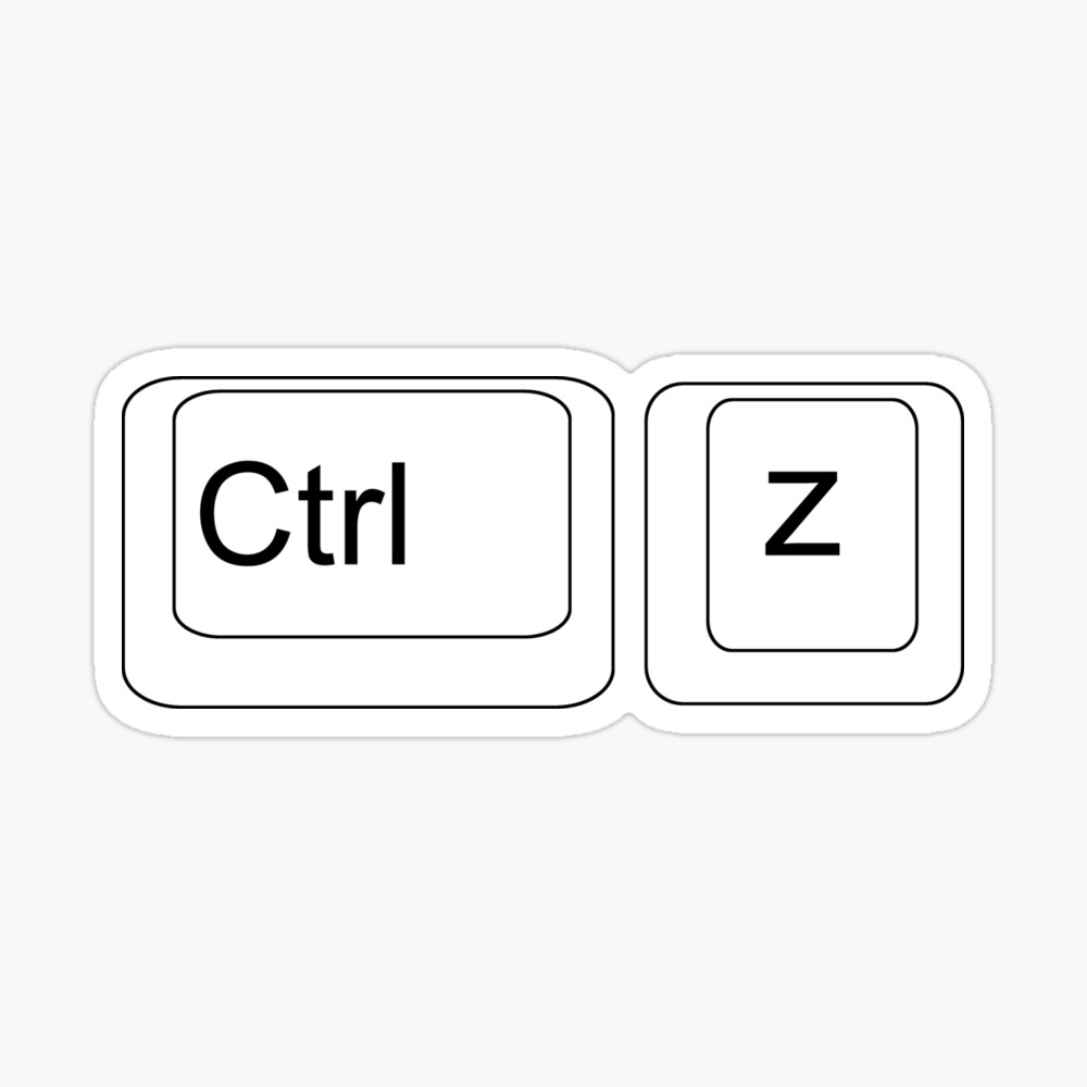 Ctrl Z Key Clipart Image Isolated On White Background Stock, 55 OFF