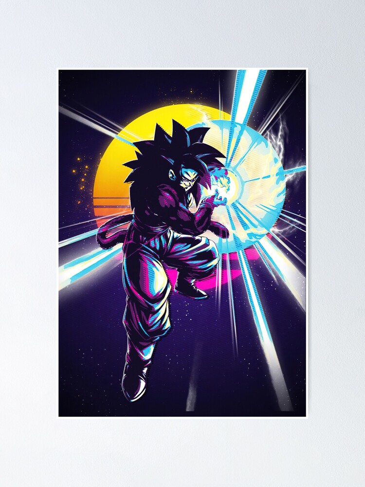 Goku Super Saiyan 4 Poster by Ulr97