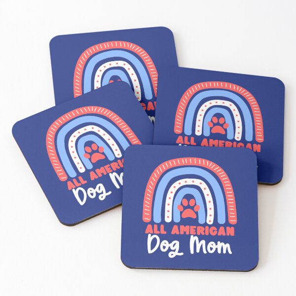 Item preview, All American Dog Mom - Rainbow Patriotic Dog Mama designed and sold by Krysanthe.