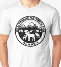 Kenai Fjords National Park Alaska moose design Unisex T-Shirt