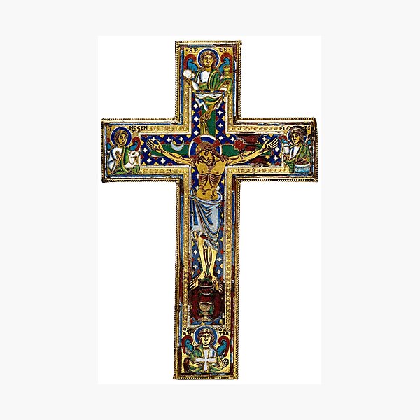 Medieval Cross Photographic Print