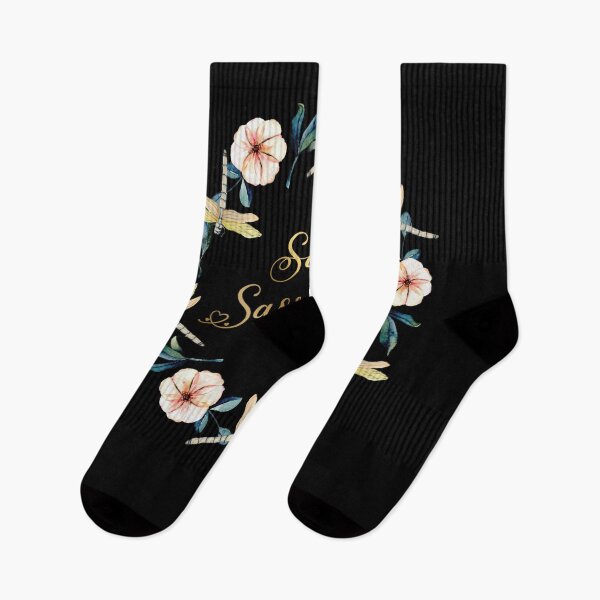 Item preview, People Call Me Sassy Dark Grey Sassenach Floral Vintage Retro designed and sold by Markroseana.