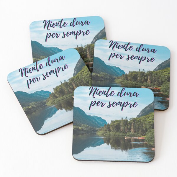 Item preview, Nothing lasts forever - popular Italian quotes theme gifts  designed and sold by RebelliousRosee.