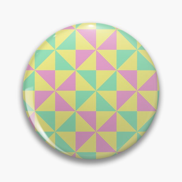 Item preview, Retro Green and Pink Pinwheel Pattern with Yellow Background designed and sold by rsty11.