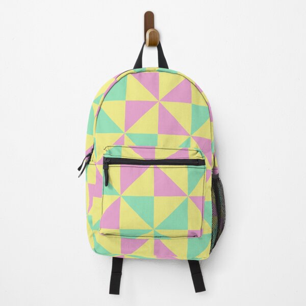 Item preview, Retro Green and Pink Pinwheel Pattern with Yellow Background designed and sold by rsty11.