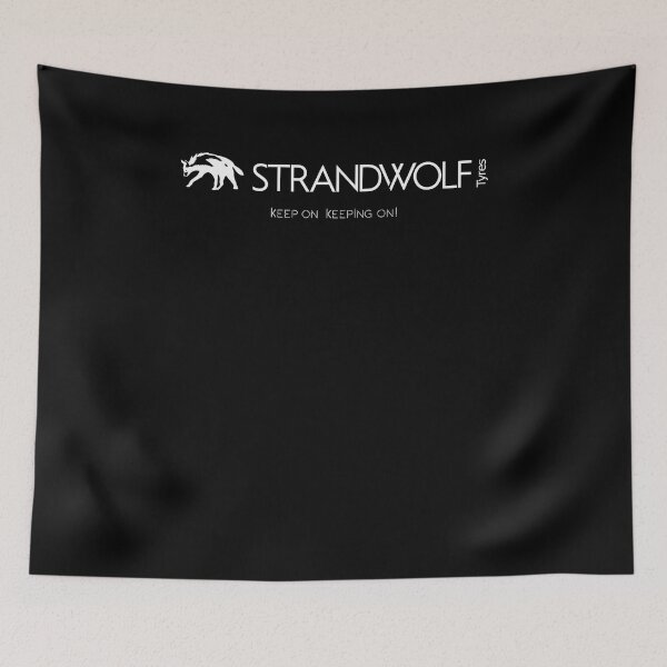 Item preview, Hardship Cataclysm Destroys Living Things Strandwolf Logo - White Version. Retro designed and sold by Janiah216.