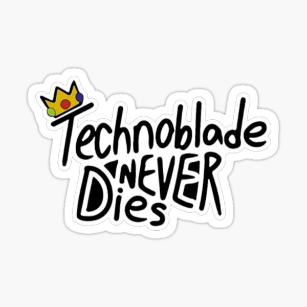 Technoblade Never Dies' Sticker