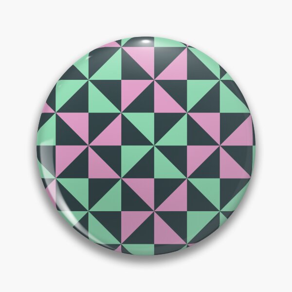 Item preview, Retro Green and Pink Pinwheel Pattern in Dark Green Background designed and sold by rsty11.