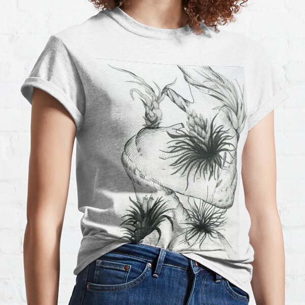 Tillandsien Handzeichnung Classic T-Shirt