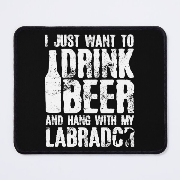 Item preview, Mens Funny Beer Drinker Labrador Lover Fathers Day designed and sold by haselshirt.