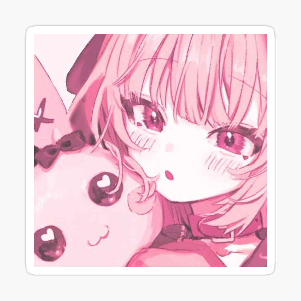 Pink aesthetic Anime pfp Magnet for Sale by otakubento2020