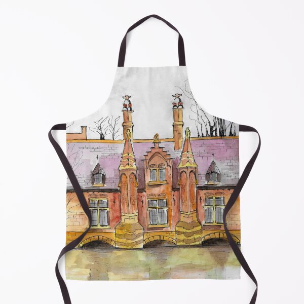 Item preview, Edificio en Brujas - Acuarela y tinta designed and sold by neliagiurescu.