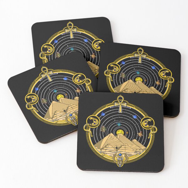 Item preview, Egyptian Pyramids Solar System designed and sold by underheaven.
