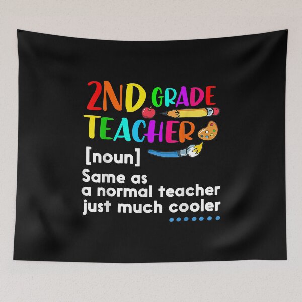 Item preview, 2nd Grade Teacher Noun Definition Back To School designed and sold by AgnesGeller.